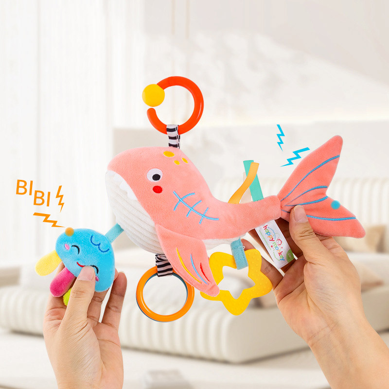 Hochet pour nouveau-nés de 0 à 12 mois, jouets suspendus pour poussette, landau pour tout-petits, chariot en peluche, cloche, jeux de développement pour bébés