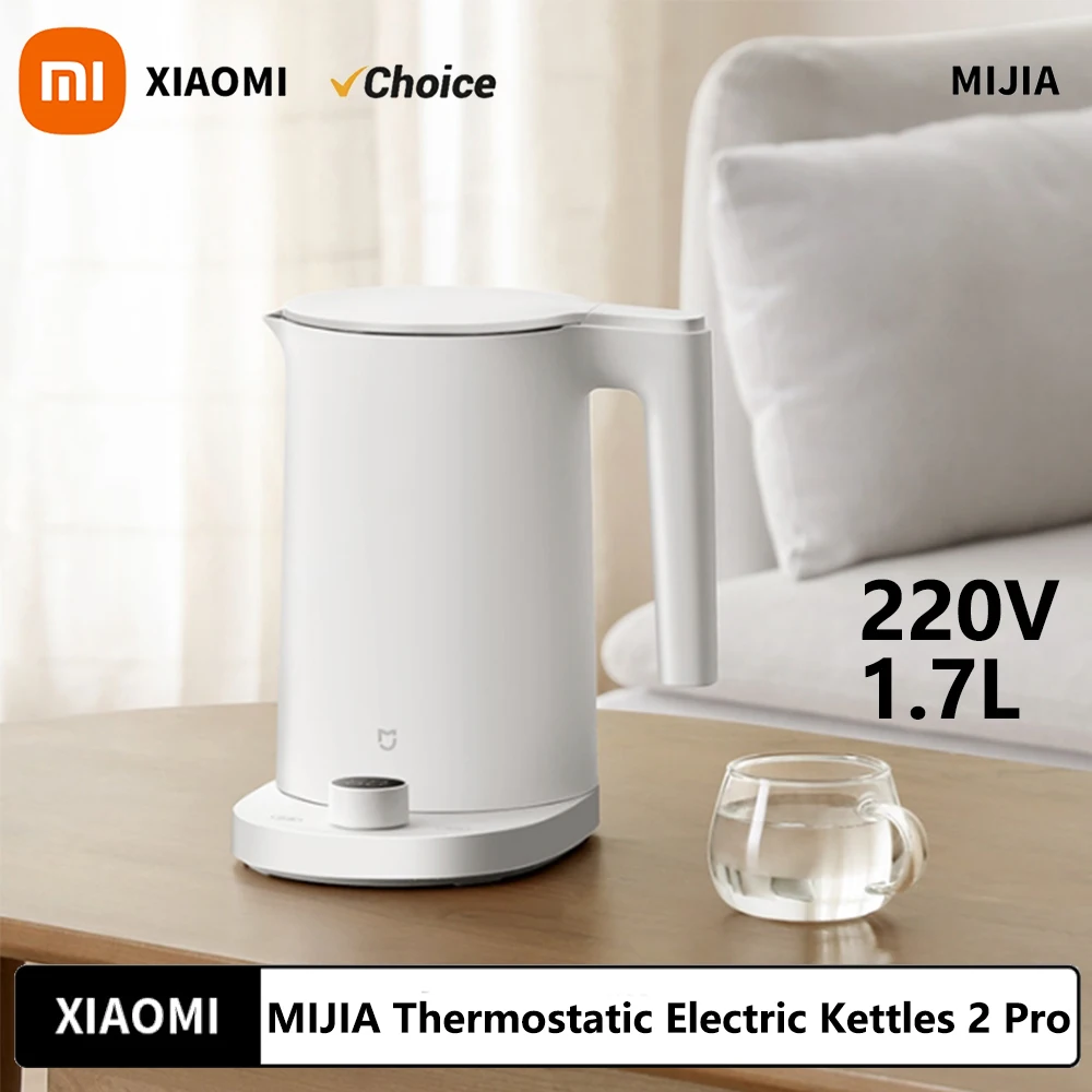 새로운 XIAOMI MIJIA 스마트 주전자 2 Pro 전기 주전자 주방 가전 LED 디스플레이 24H 지능형 온도 일정한 samovar