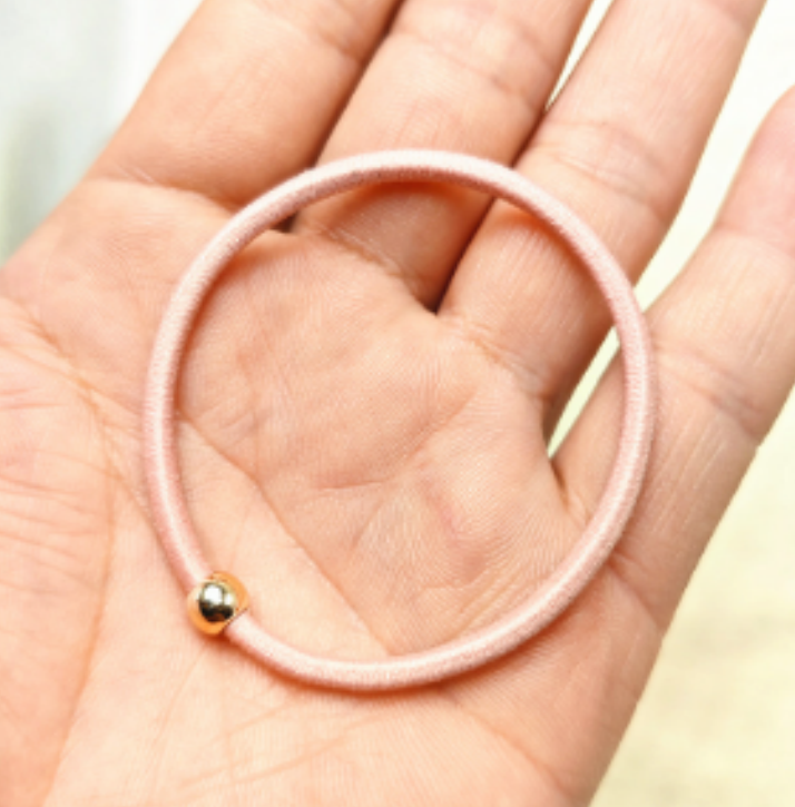 Corbata de pelo rosa simple para regalar