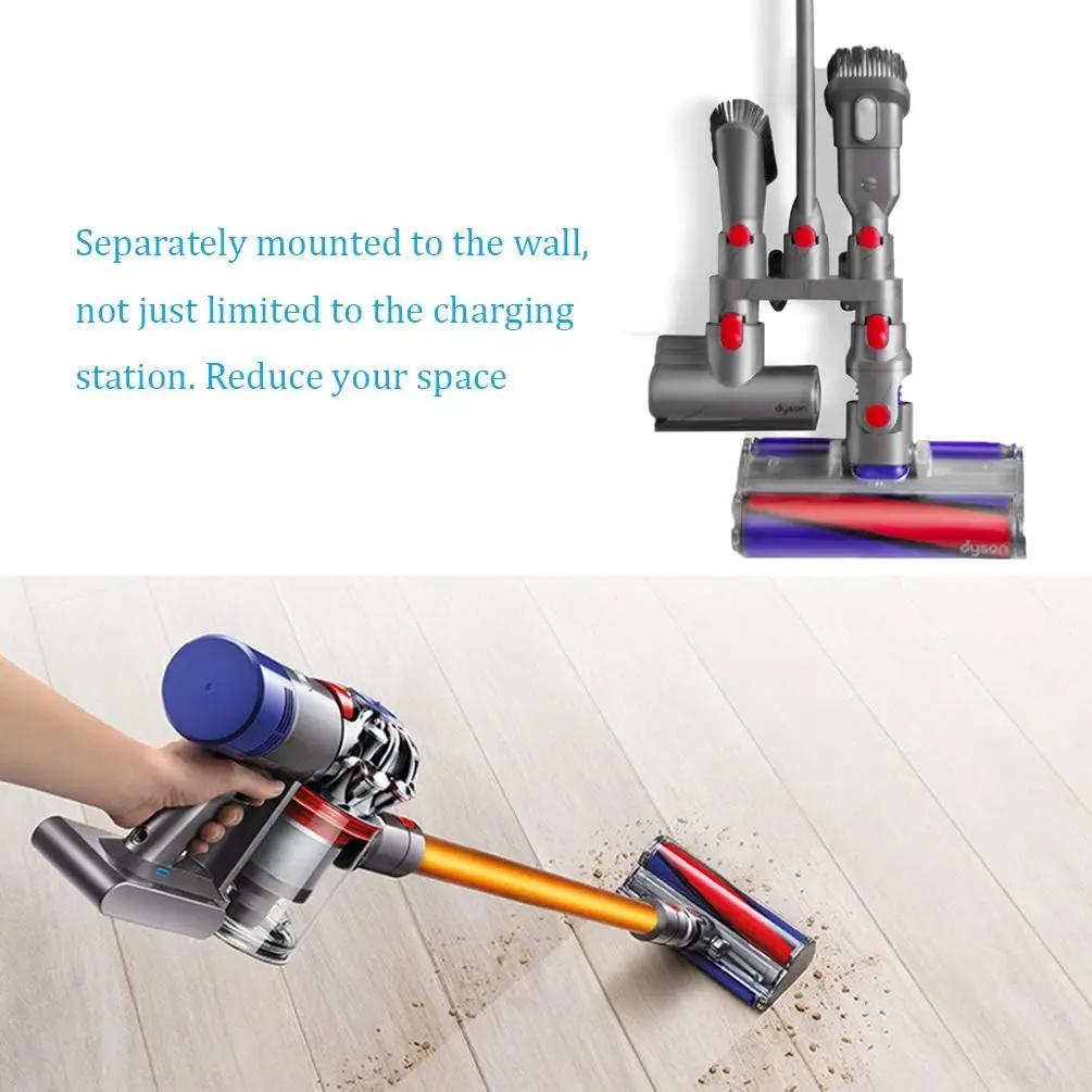 1 pcs Accessory Holder Compatible with Dyson V7 V8 V10 V11 V15 Gen5 Vacuum Cleaner Attachment Holder Docking Station Wall Mount