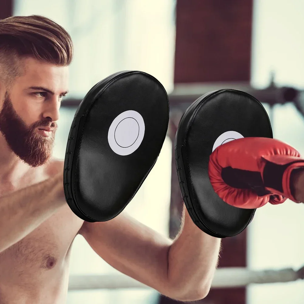 1PC Guanti da kick boxing Pad Borsa da bersaglio in pelle PU per adulti Bambini MMA Karate Muay Thai Lotta libera Sanda Attrezzatura da allenamento