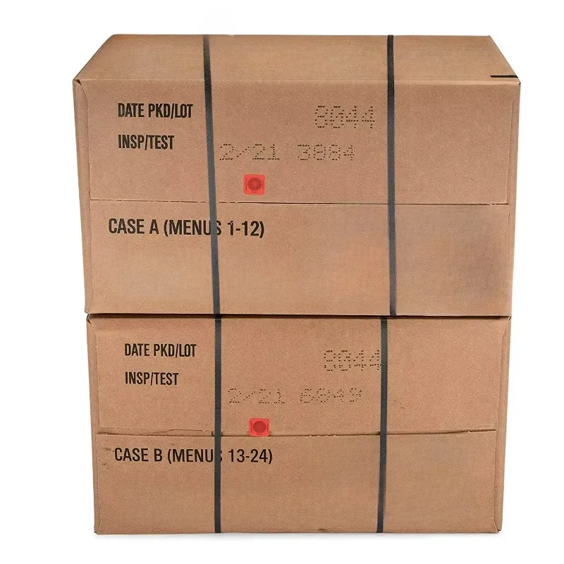 HOME. 24ct US Military Surplus MRE Meals Ready to Eat 2021 Inspect A+B Case Bundle Menus 1-24-Furniture