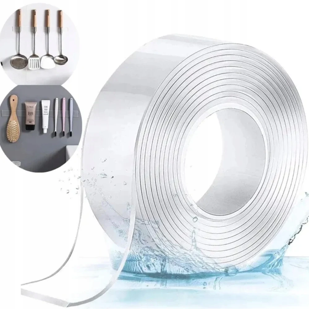 NANO'S STRONG TAPE BILE-STRONG MULTIPLE USE COLOURLESS WATERPROOF 2M