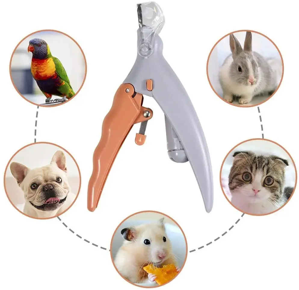 1 stuks verlichte LED-nagelknipper voor honden en katten - veilig en nauwkeurig trimmen - comfortabele grip voor verzorging