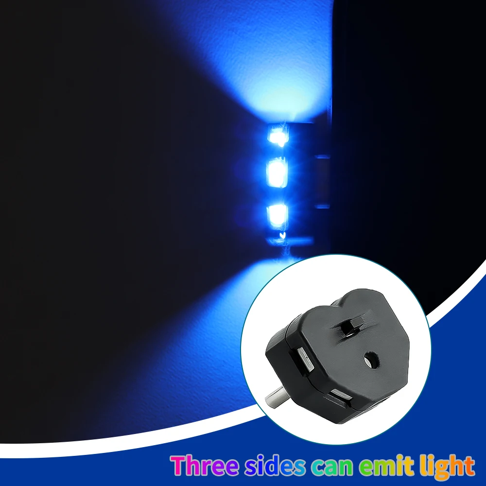 Mini Type-C LED RGB multifunctioneel omgevingslicht 8 kleuren veranderlijk 5V voor autocomputer en powerbanks verschillende apparaten