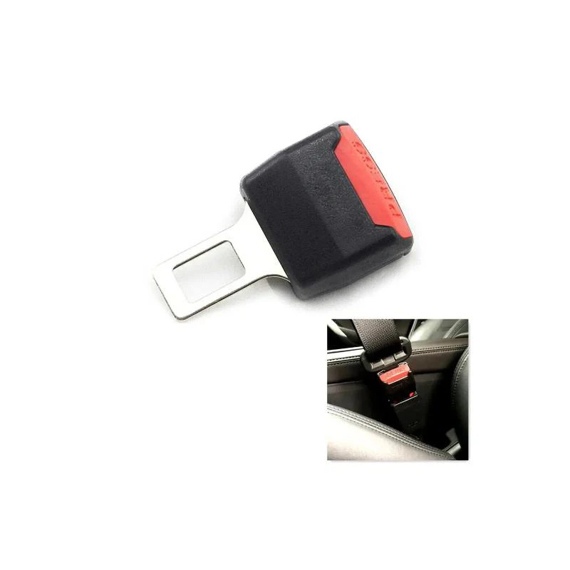 2 pcs/set car safety belt buckle extension clip safety belt buckle thick socket plug thick insert socket extender tool accessory