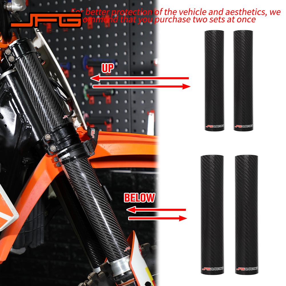 Мотоциклетная регулируемая передняя вилка из углеродного волокна 140-260 мм, защита от ударов для YAMAHA KTM HONDA On/Off Road Pit Dirt Bike
