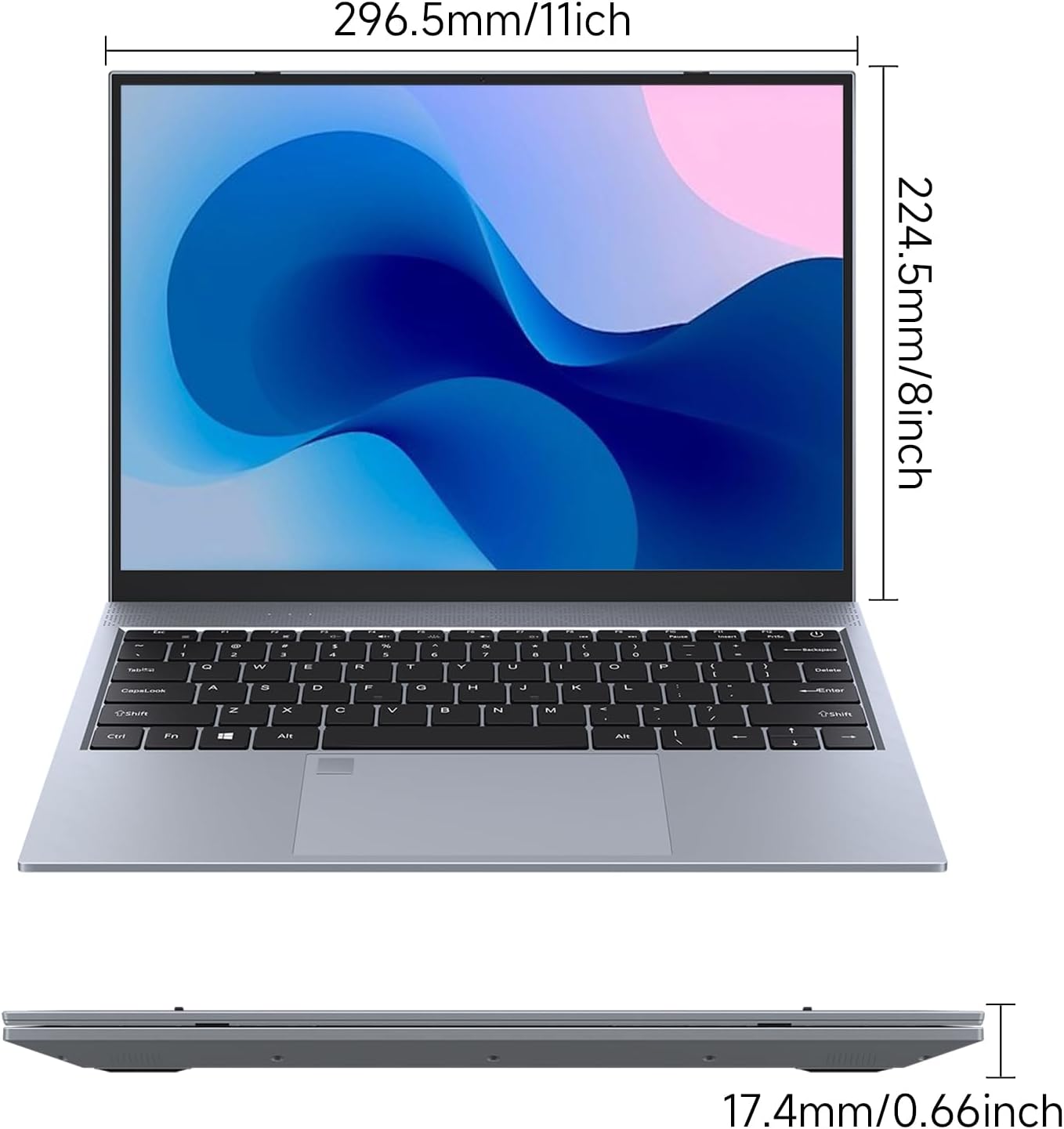 13.5Inch Laptop Intel Core i3-1005G1 8GB RAM 256GB SSD，Windows 11 for Students and Business