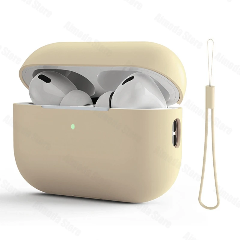 Para AirPods Pro 2 Funda de silicona líquida para AirPods 3 Pro 2 Funda protectora suave para auriculares Funda para AirPod Pro 2 Pro2