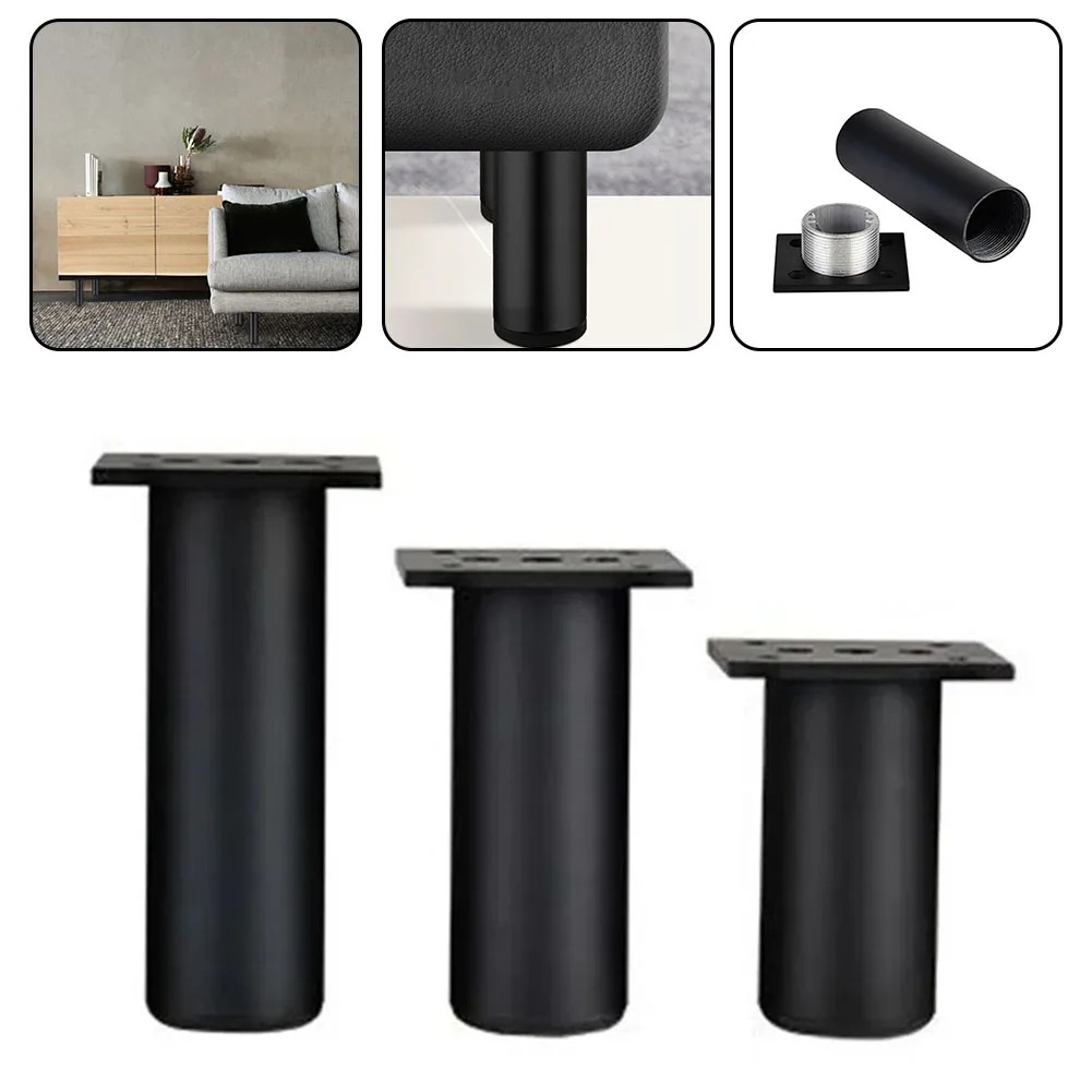 Elevated Column Metal Legs Adjustable Aluminum Alloy Feet For Sofa Beds Legs Furniture Metal Safe Stools Cabinet