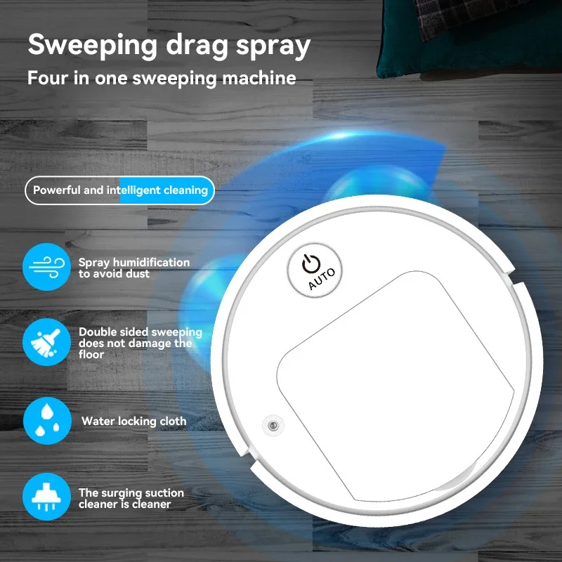 Xiaomi MIJIA 5-in-1-Spray-Kehrroboter, Wischen und Staubsaugen, starke saubere Luftreinigung, intelligenter Roboter, Haushaltsgerät