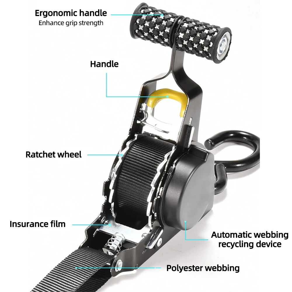 Auto Straps Für Fracht Band Einziehbare Gürtel Für Last Gepäck Strap Ratsche Spanner Gürtel Für Motorräder Ratsche Strap Für Auto