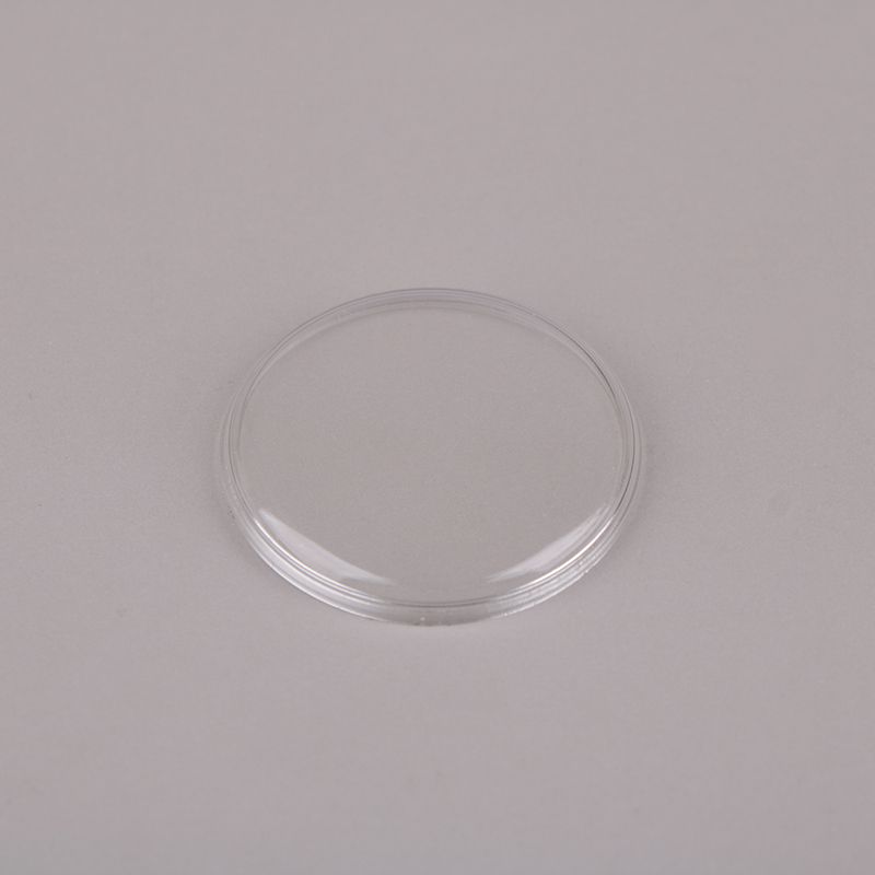 Montre de poche vintage en cristal acrylique, type gras, vieux miroir, 29.7-31.6mm, 1 pièce