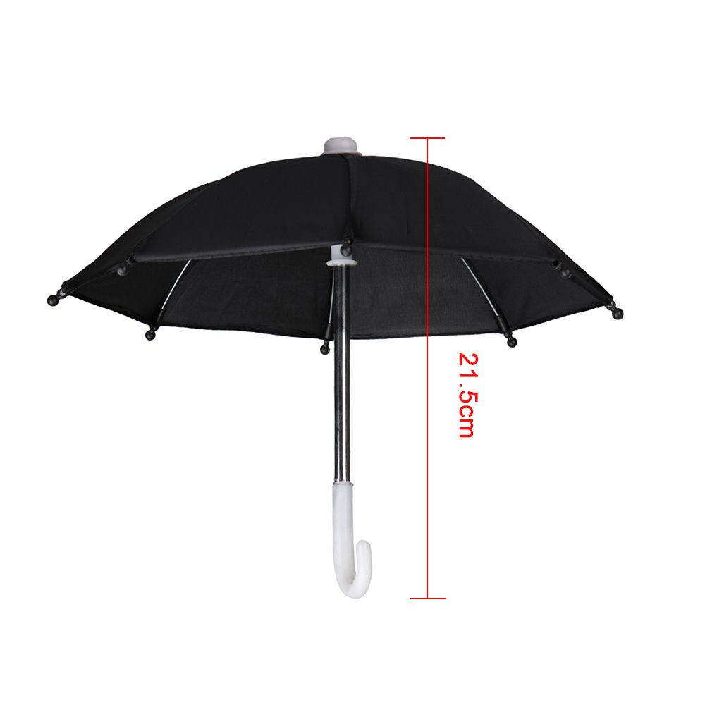 Mini guarda-chuva plástico para bebê menina, chuva engrenagem brinquedo, enfeite boneca, decoração de roupas, presente, novo estilo