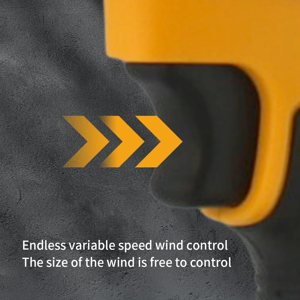 DEWALT เครื่องเป่าลมไร้สาย Brushless พัดลมเทอร์โบพัดลมรุนแรง 800g Thrust มือถือฝุ่นเป่าเครื่องมือชาร์จ 20V แบตเตอรี่