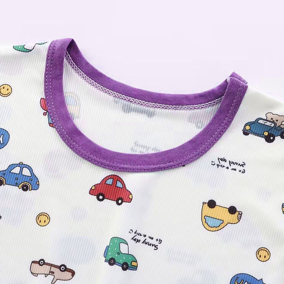 Baby-Sommer-Schlafanzug aus dünner Eisseide für kühlen Komfort, Anti-Kick-Funktion, um das Baby sicher zu halten, Unisex-Homewear-Nachtwäsche-Roben