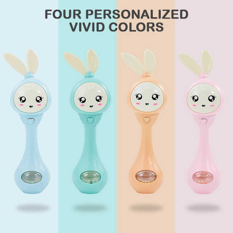 เพลงเด็กTeether Rattleของเล่นเด็ก 0-12 การศึกษาโทรศัพท์มือถือCotเด็กBed Bellทารกแรกเกิดรถเข็นเด็กCribทารกPacifier Weep Tear
