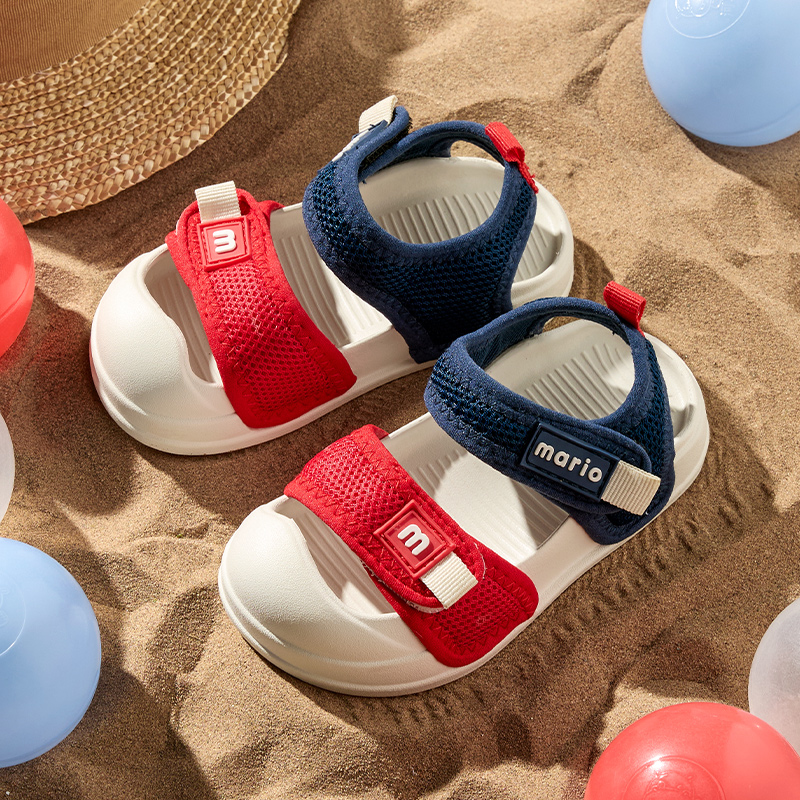 Детские сандалии Веселый Марио. Спортивные сандалии для мальчиков и девочек для детей.