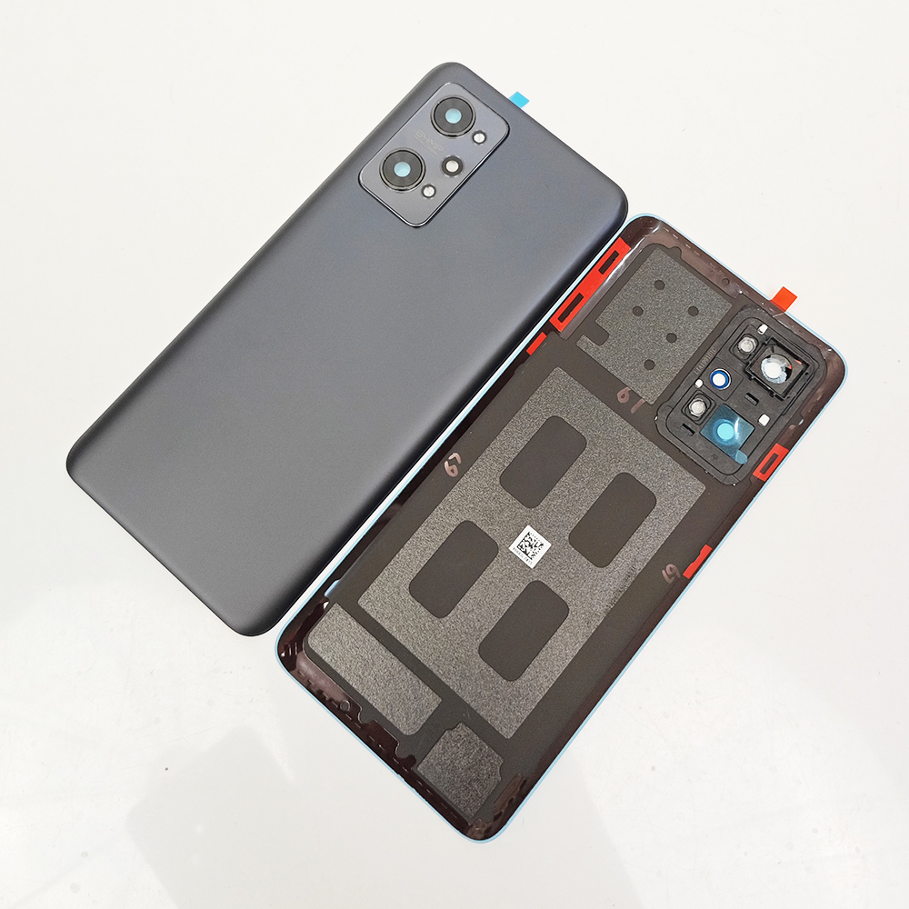 Cubierta de batería A + para Realme GT Neo2, carcasa trasera de cristal Gorilla, repuesto para puerta de carcasa trasera GT Neo 2 con adhesivo de logotipo