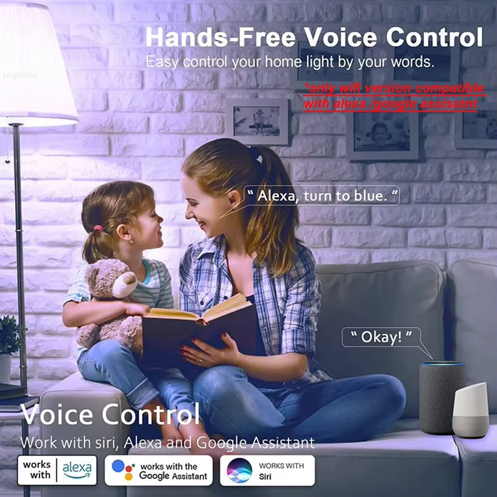 Tuya Wifi/Bluetooth Lampadina Intelligente Alexa Lampada A Led E27 RGB Lampadine Intelligenti 110V 220V Lampade Intelligenti Per Google Assisatnt Vita Intelligente