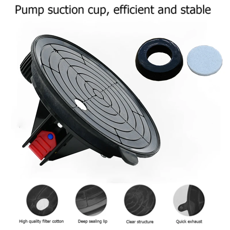 8 pouces 250KG pompe à air vide ventouses puissant Heavy-Duty forte pompe à main Sucker levé aimants outils de manutention