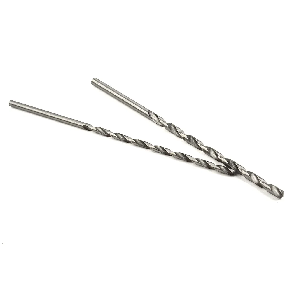 Juego de brocas de acero de alta velocidad HSS Extra largas, 5 uds., 150mm, 2mm/3mm,3,5mm,4mm,5mm, brocas para madera, aluminio, plástico
