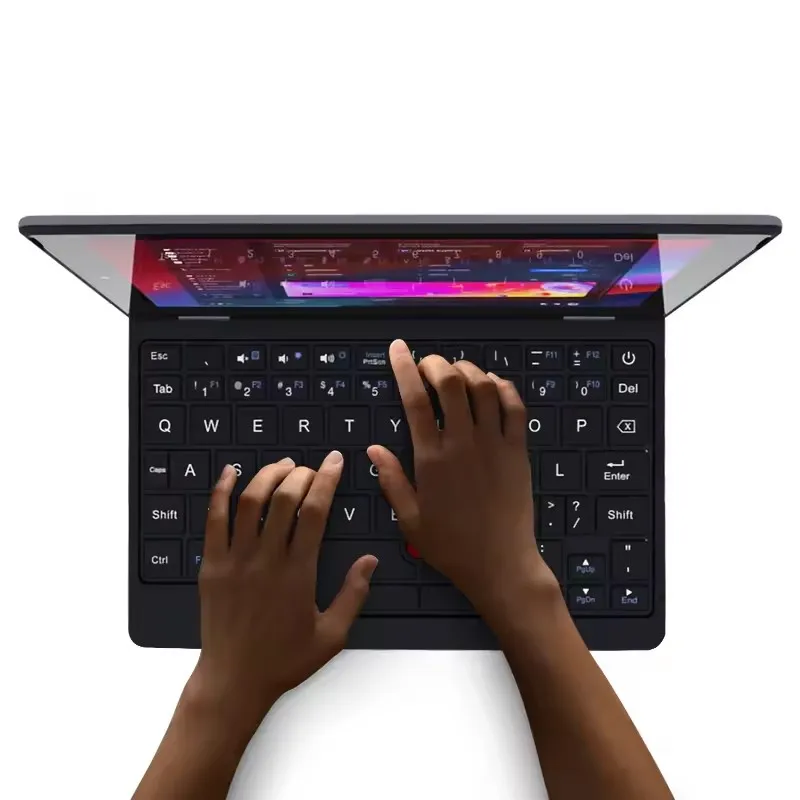 Topton Lüfterloser Mini-Taschen-Gaming-Laptop 7-Zoll-Touchscreen Alder Lake Intel N100 Ultrabook-Notebook 2,0 MP Netbook Windows 11