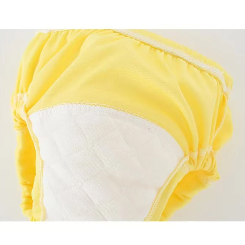 4PCS Reine Plain Einfarbig Weiche Baby Jungen Mädchen Kleinkind Training Hosen Wc Pee Töpfchen Lernen Unterwäsche Baumwolle Windel