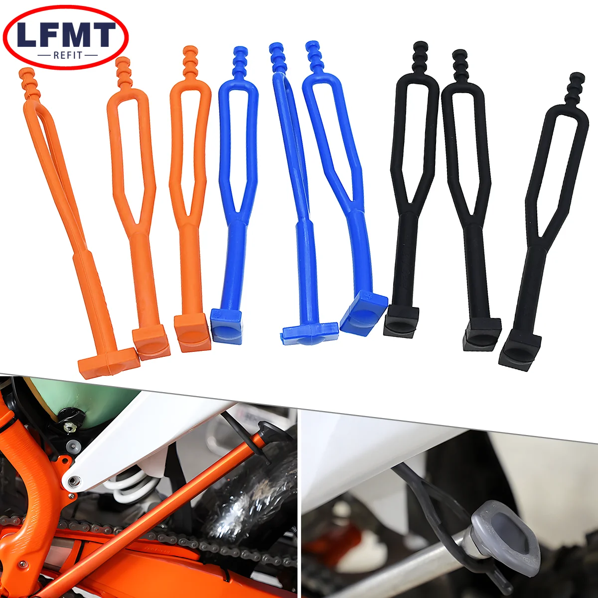 Correa de soporte lateral de goma para Motocross, para KTM EXC XC-F XC XCF-W EXC-F XC-W TPI Six Days 125 250 350 450 500 300 1998-2025