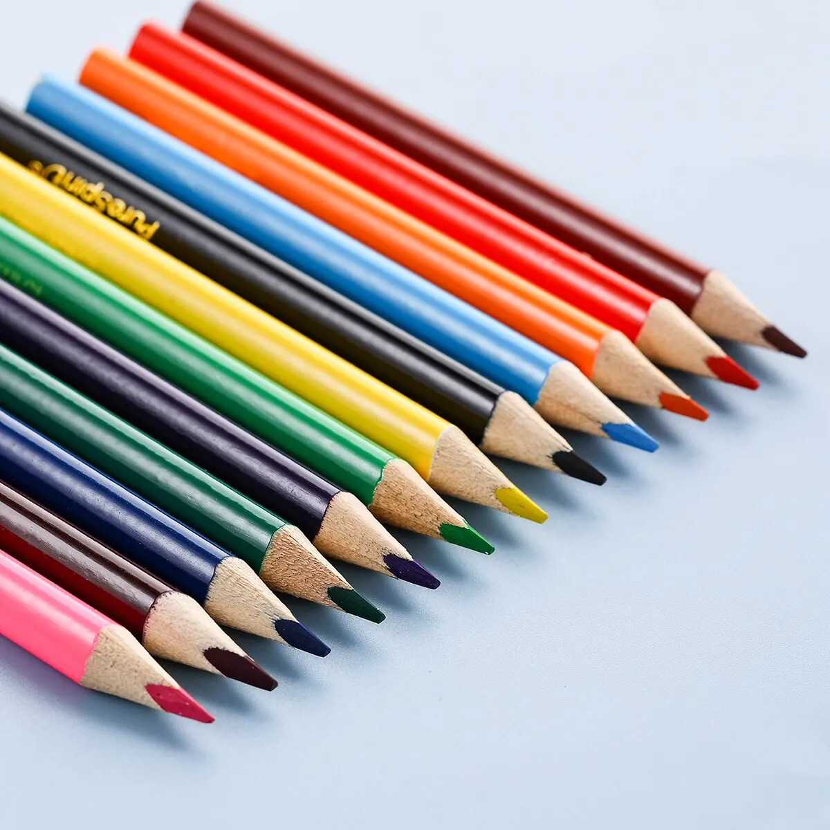 Mini juego de lápices de 12 colores, lápices preafilados de colores cortos para dibujar, colorear, sombrear para niños, estudiantes o niños
