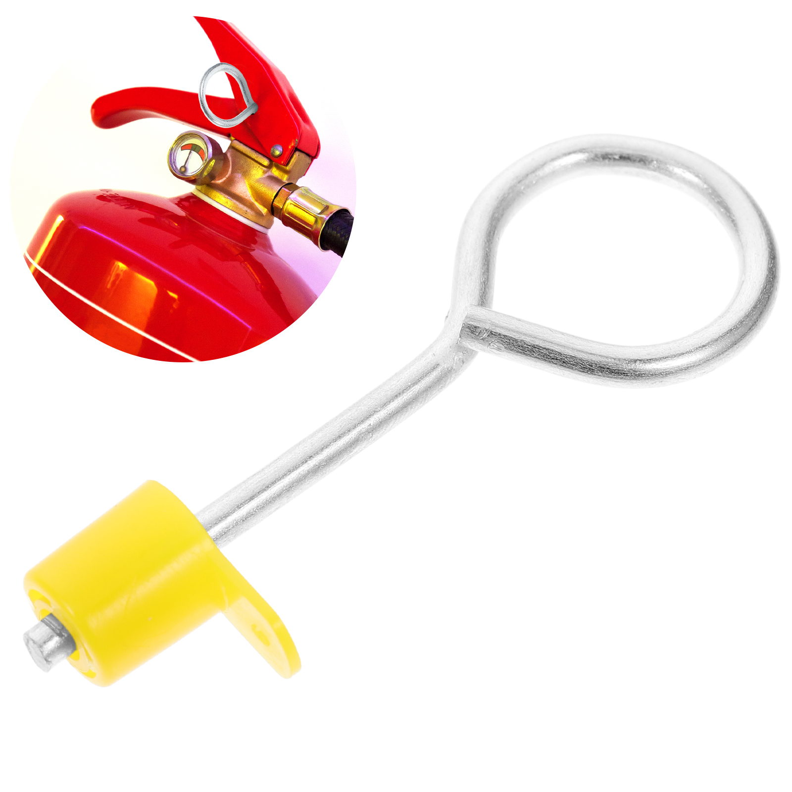 50 Stück Feuerlöscher Sicherheits-Splint Eisen Ersatzteile Einfache Wartung Feuerwehrzubehör