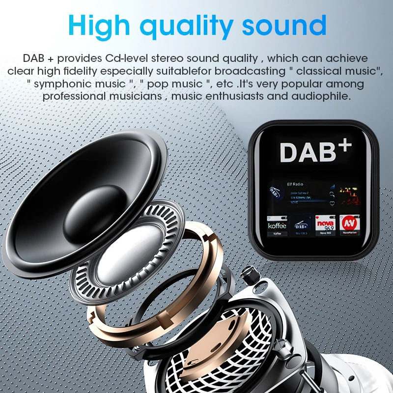 Srnubi DAB/DAB+ Antenna With USB Adapter Universal Android Car Radio GPS Stereo Receiver Europe DAB DAB+ Signal Head Unit Player