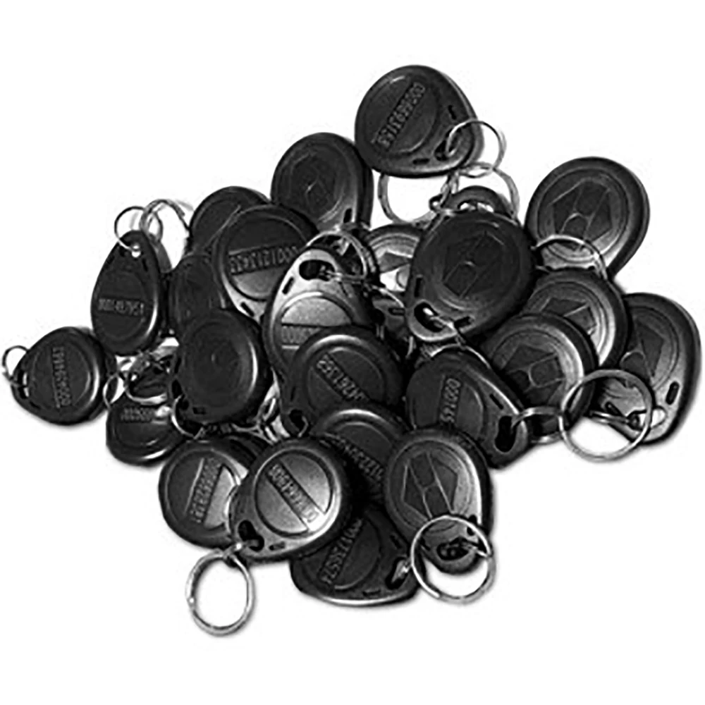Etiquetas de chaveiros de token RFID LF EM4100 compatíveis com leitor e drivers de identificação TK4100 de 125 kHz para porta de entrada e cartões de chave de fechadura de segurança