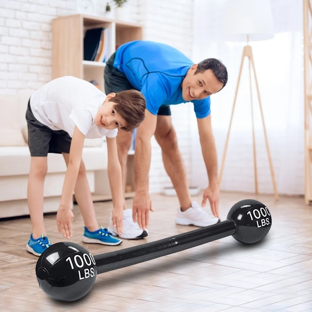 Mancuerna inflable de PVC para niños, mancuerna de simulación deportiva, juguete de fiesta interactivo para padres e hijos