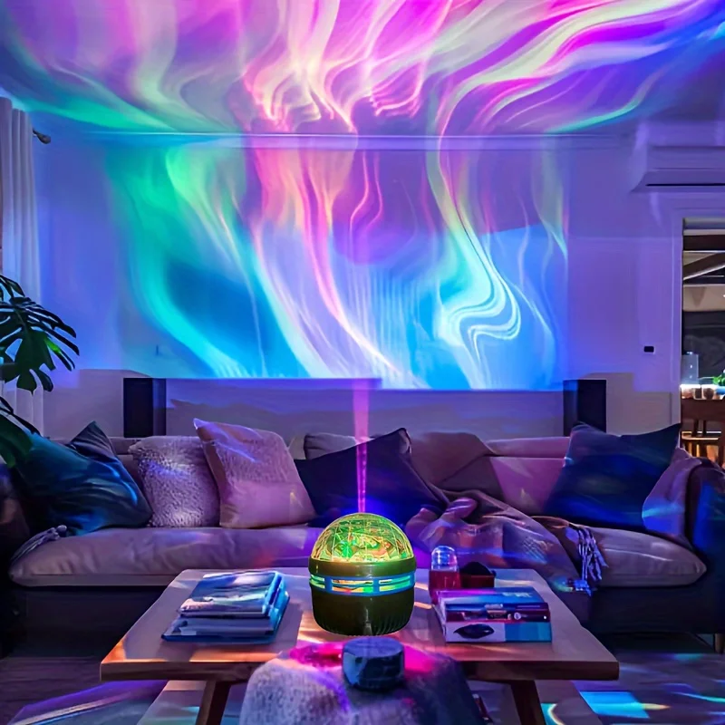 Lampka nocna LED Zdalne światło gwiaździstego nieba RGB Galaxy Starry Sky Light RGB 7 trybów Wtyczka USB do pokoju dziecięcego Dekoracja imprezowa Automatyczne obracanie