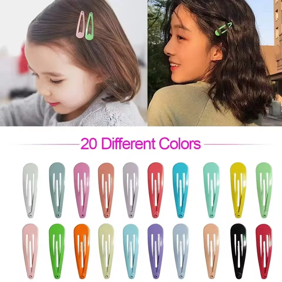 40 pçs meninas grampos de cabelo doce cor gotejamento grampo de cabelo princesa barrette coreano grampos de cabelo acessórios para o cabelo para meninas