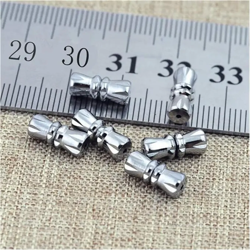 20 pçs parafuso de bronze fecho prendedor bloqueio jóias ponta final tampas para diy pulseira colar fazendo fornecimento acessórios material