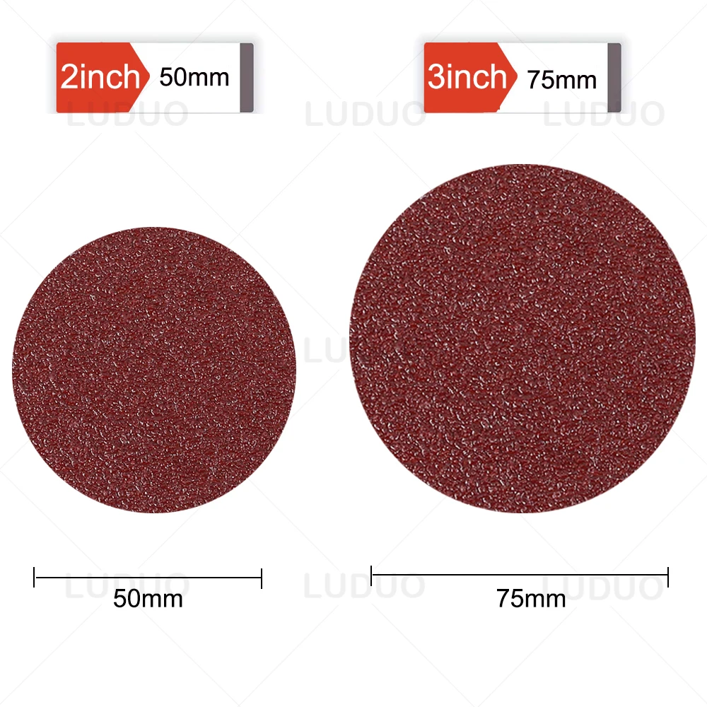 3/2 Inch Đĩa Lót Giấy Nhám Mài Mòn Dụng Cụ Cầm Tay Cho Đèn Pha Ô Tô Sửa Chữa Phục Hồi Bánh Đánh Bóng Gỗ Giấy Chà Nhám