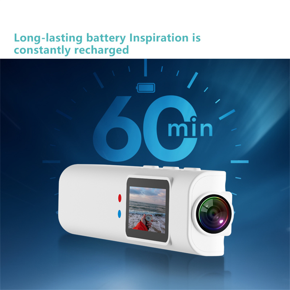 2.7K Mini FPV-bril Video-opnamen Micro-camera HD WiFi Intelligente headsetbril Video- en geluidsopname WiFi APP-bediening