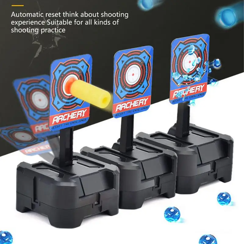 Objetivo Digital automático para correr, puntuación electrónica, reinicio automático, objetivos digitales para pistolas Blaster, juguetes de Navidad