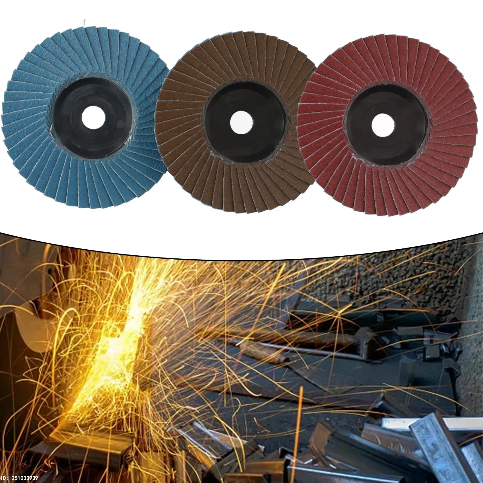 3-15pcs 75mm 3 Inch Flap Discs  Abrasive Sanding Wheels for Angle Grinder Metal Wood Polishing Tools Accessories Disc Block Pad