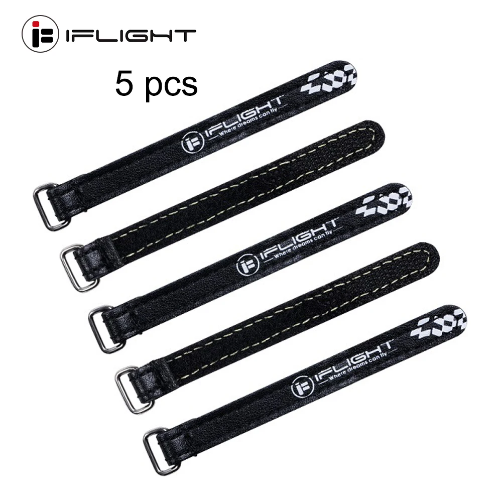 5 uds 10X100mm/10X130mm IFlight cinta adhesiva mágica Nylon Lipo correa de batería cinturón reutilizable Cable Tie Wrap para batería FPV RC