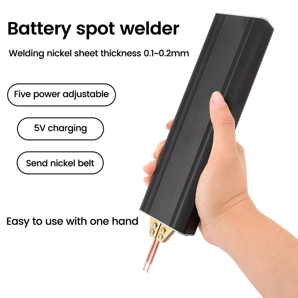 Handheld Battery Spot Welding Machine Portable 18650 Lithium Battery Nickel Sheet Nickel Strip Welding Aluminum Welding Head