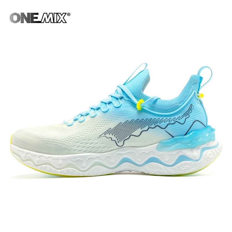 ONEMIX 2024 Neue Stil Farbe O-Resilio CreamMix Straßenlaufschuhe für Männer Leichte Dämpfung Männer Training Outdoor Turnschuhe