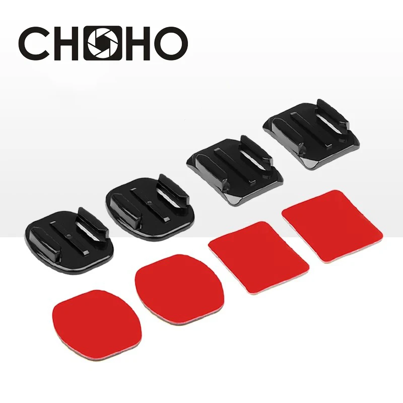 Accesorios para Gopro Hero, soportes adhesivos, pegatina plana curvada, almohadillas adhesivas para casco Go Pro Insta360 X3 Dji Osmo, cámara de acción