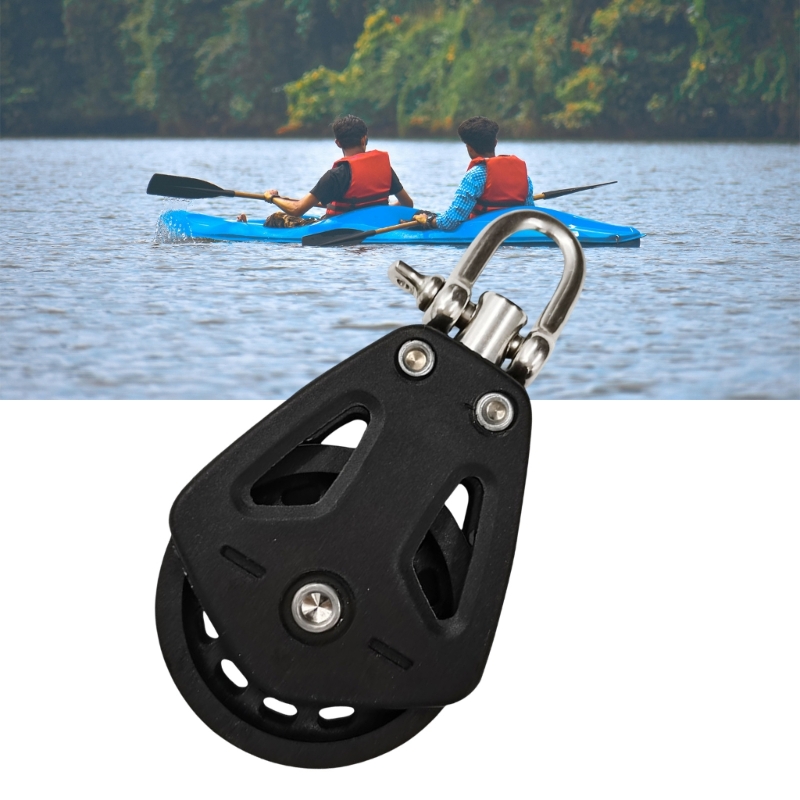 Gesekan Rendah Pulley Pulley Multipurpose Nylon Pulley Dengan Rotasi 360 Derajat