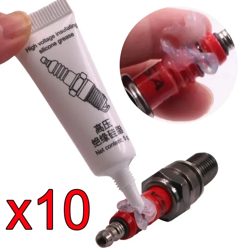 Vela de ignição para automóvel, graxa isolante de alta tensão, bobina de ignição, graxa de silicone, resistência à corrosão de alta e baixa temperatura
