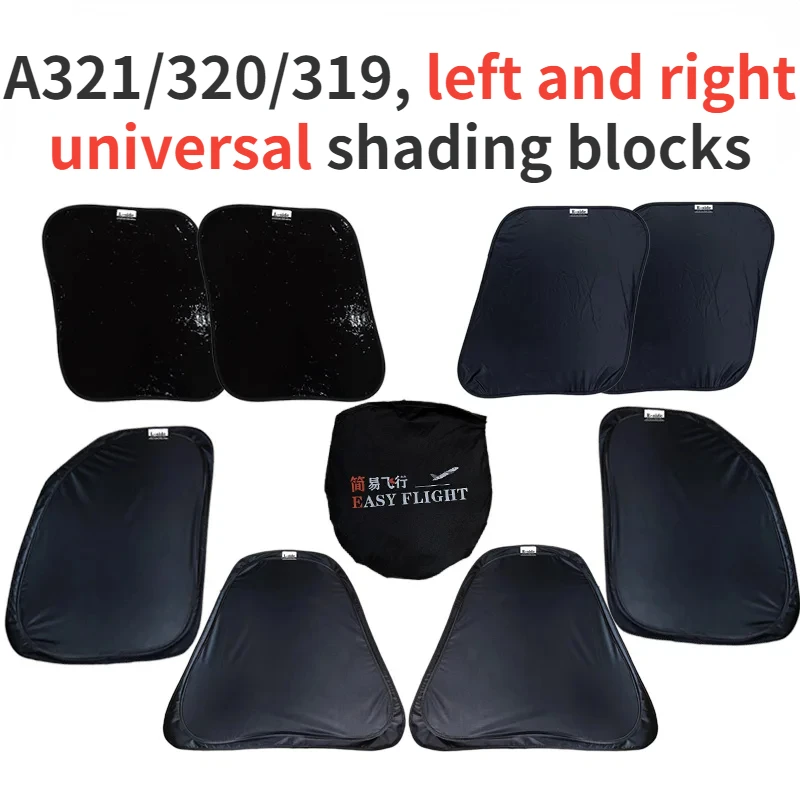 Juego de sombrilla para ventanas de cabina Airbus A320 330 319, proporciona sombreado, bloqueo solar y aislamiento térmico