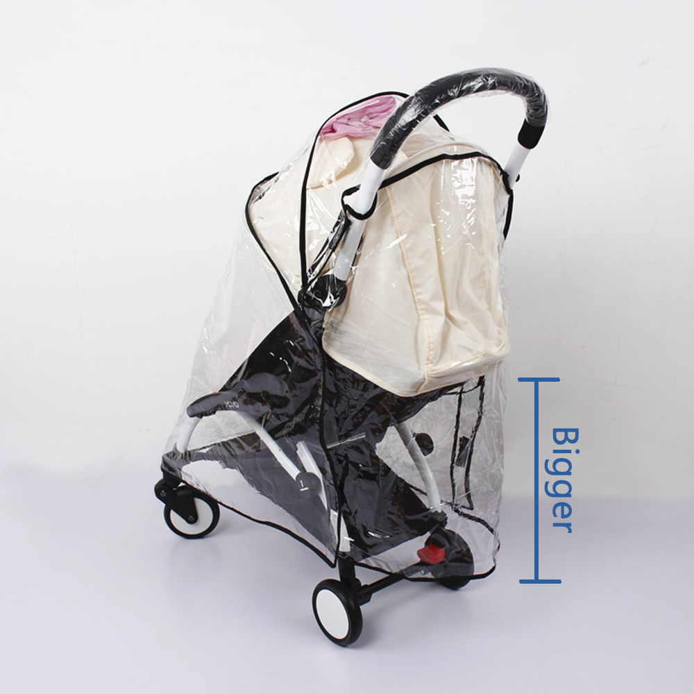 Acessórios para carrinho de bebê, capa de chuva para babyzen yoyo baby yoya plus, à prova de vento, à prova d'água, carrinho de bebê infantil, capa de chuva universal