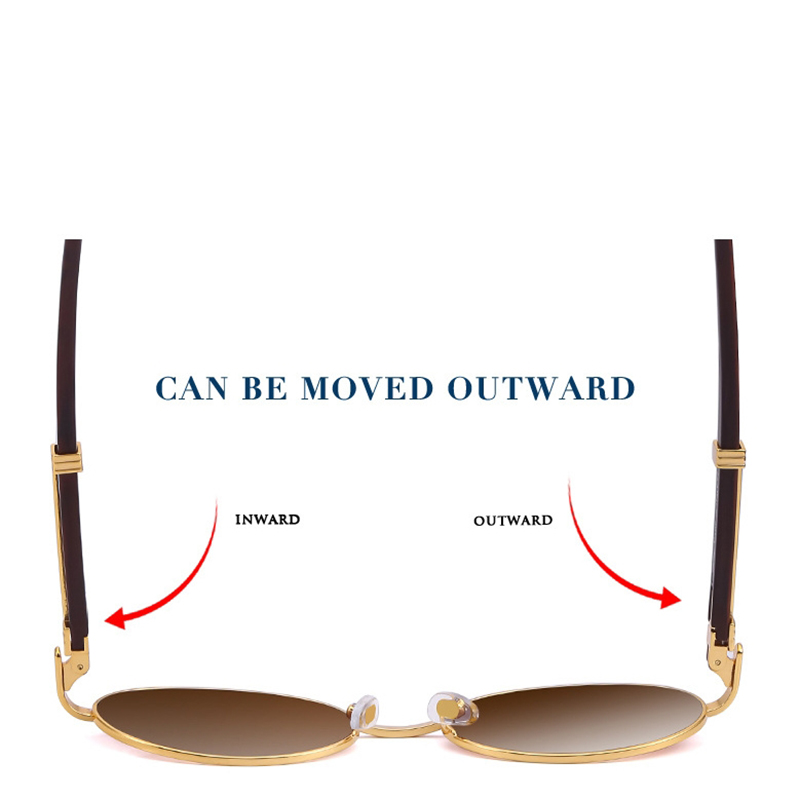 Gafas De Sol ovaladas para Mujer, lentes De Sol De madera De diseñador a la moda, De lujo, Vintage, 2024, Zonnebril